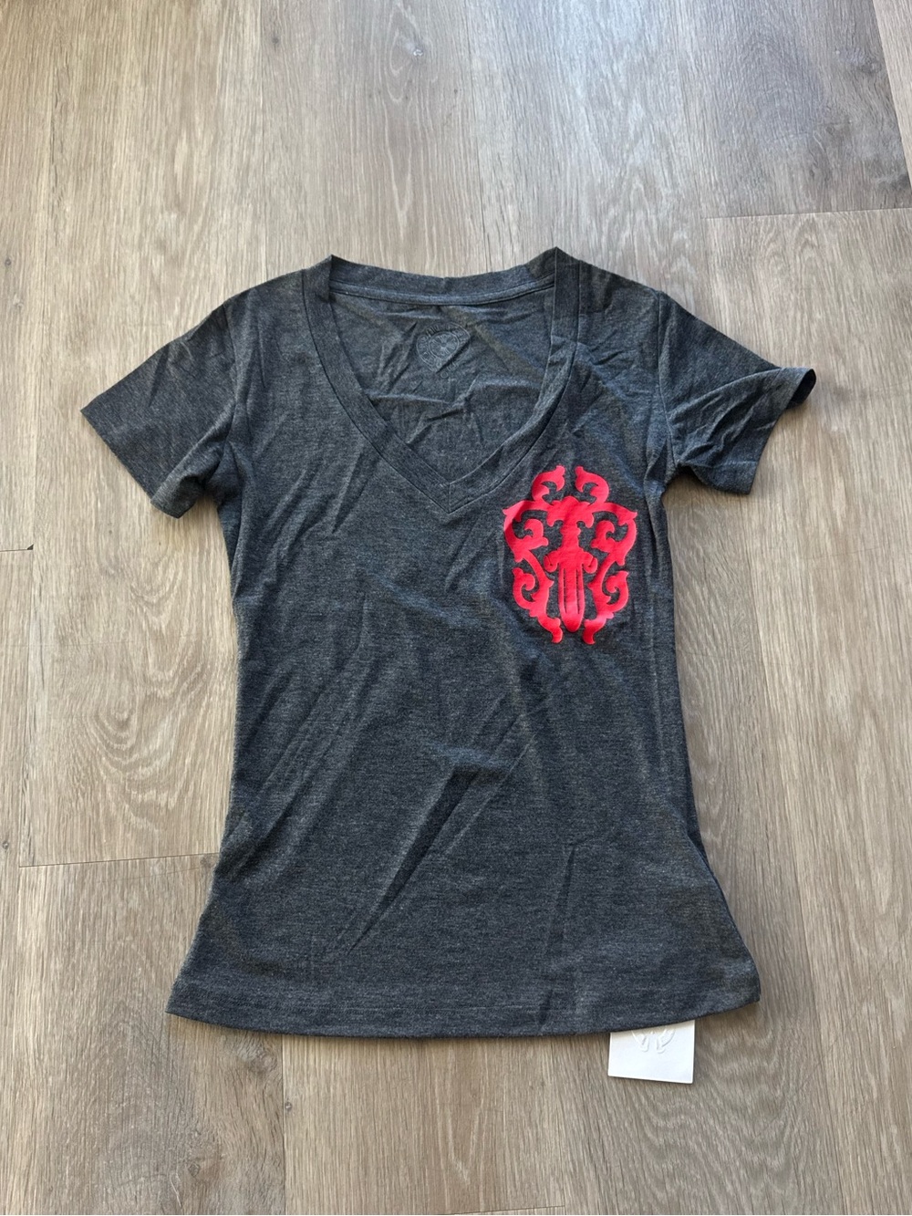 Chrome hearts womens v neck shirt